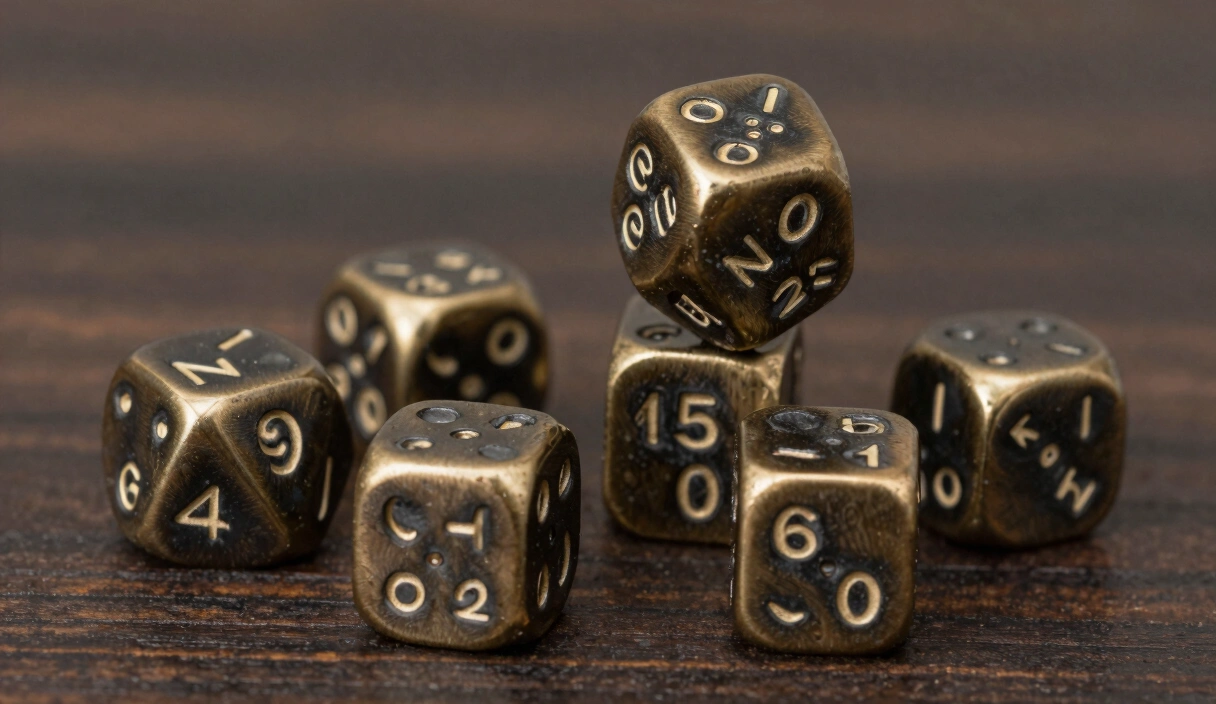 Metal Dice Sets: The Weight, the Sound, and the Dented Tables