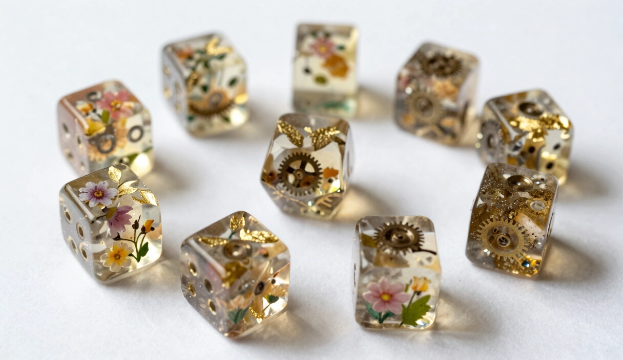 Resin Dice Inclusions: What Works, What Fails, and How to Embed Anything